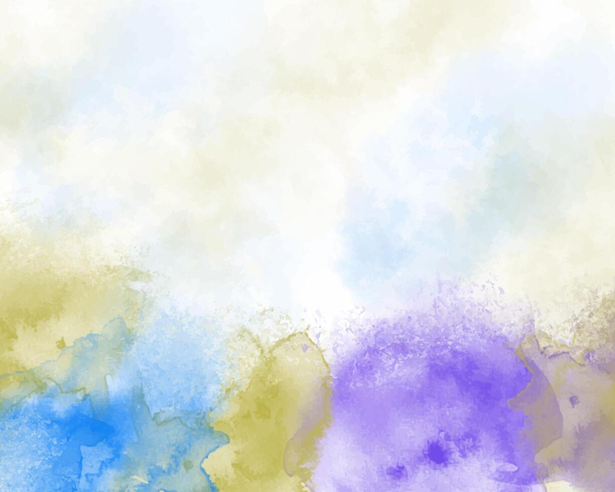 Watercolor blending in soft, ethereal colors. vector