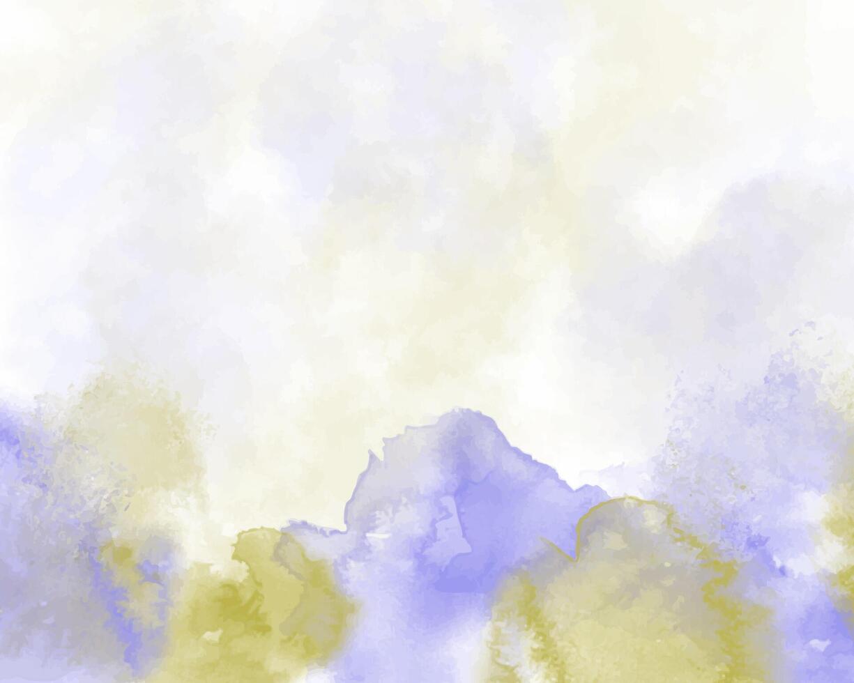 Bright abstract watercolor blending with soft gradients vector