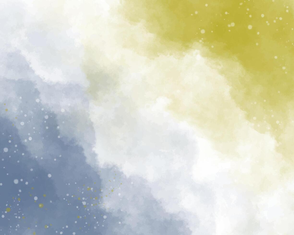 Fluid watercolor strokes creating a colorful canvas vector