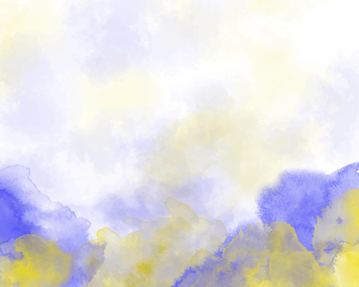 Abstract expression of watercolor in dynamic, bright colors. vector