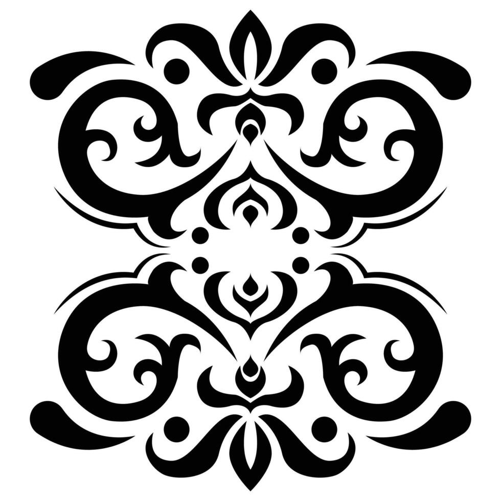 The Illustration of Water Queen Ornate vector