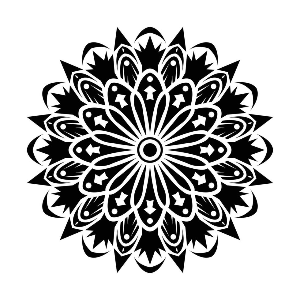 The Illustration of Floral Trees Ornate vector