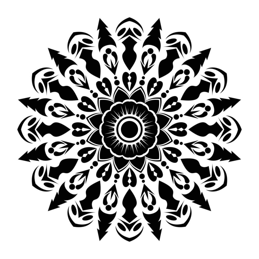 The Illustration of Trees Ornate vector