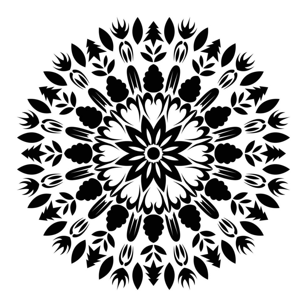 The Illustration of Forest Ornate vector