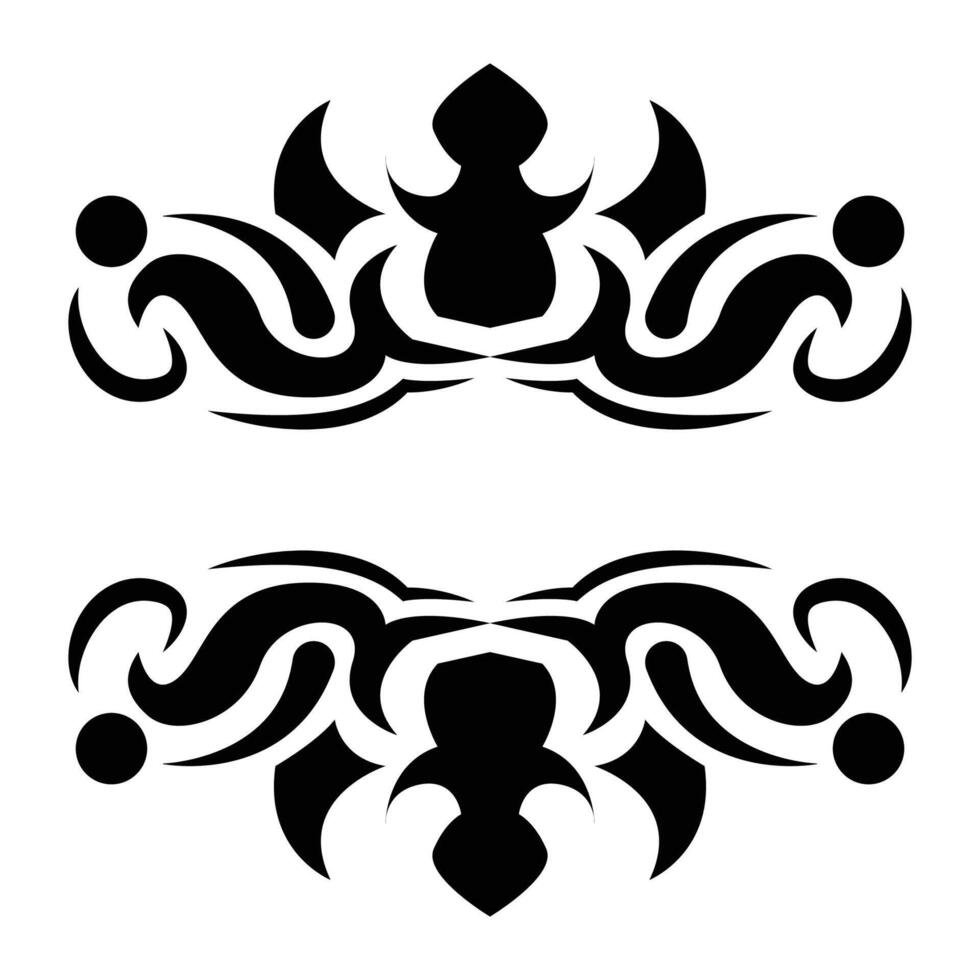 The Illustration of Demon Ornate vector