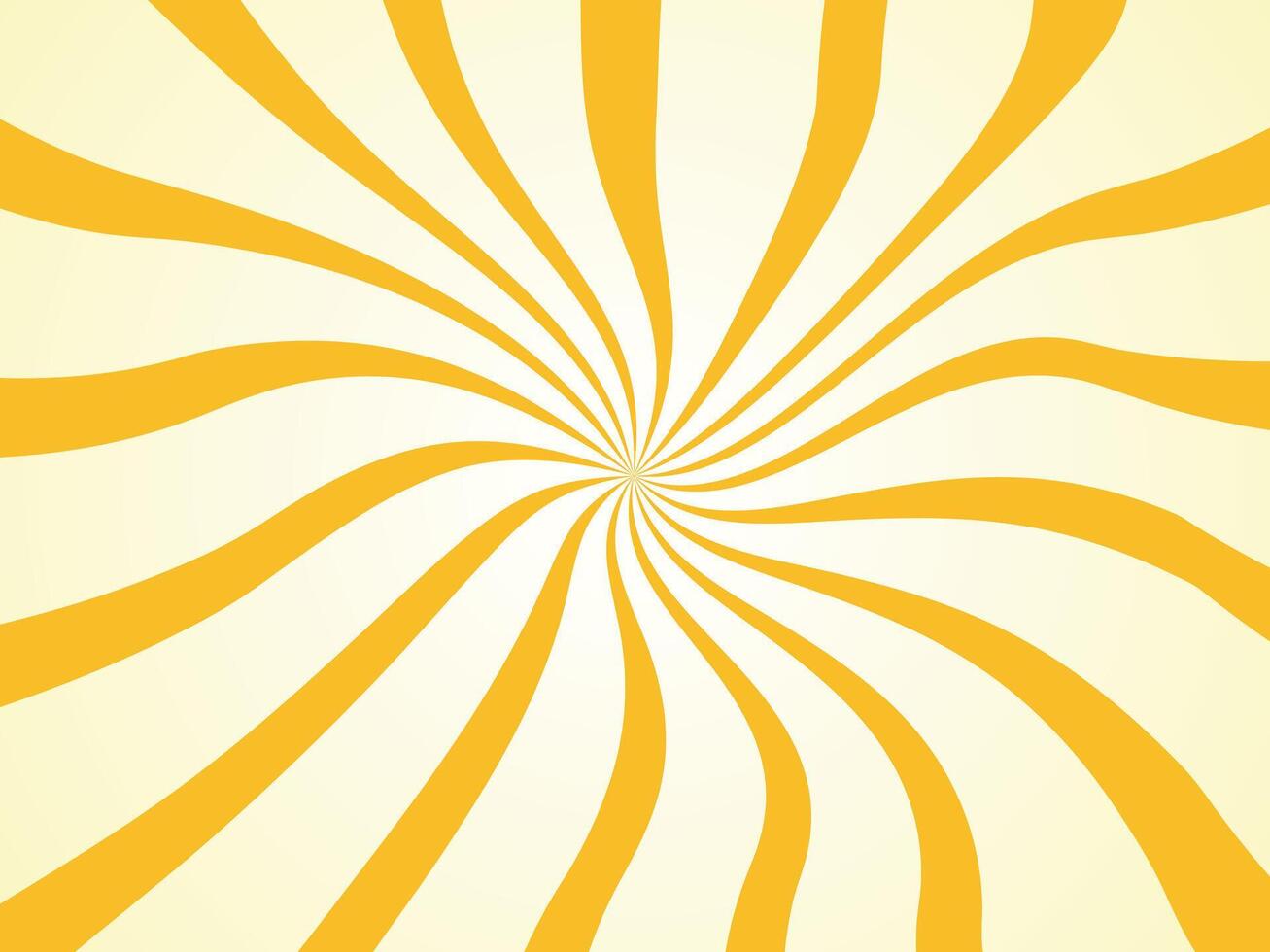 Yellow candy sunburst background, abstract sunburst vector