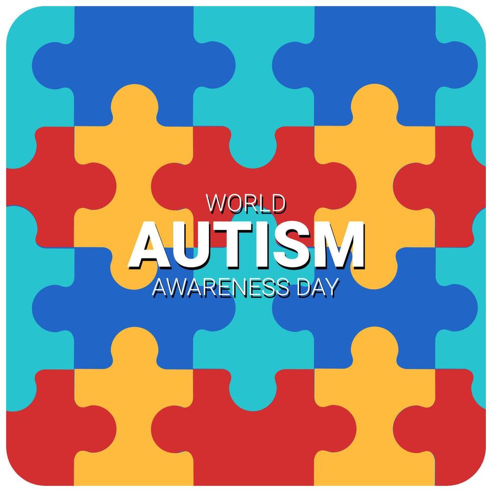 Autism awareness concept vector