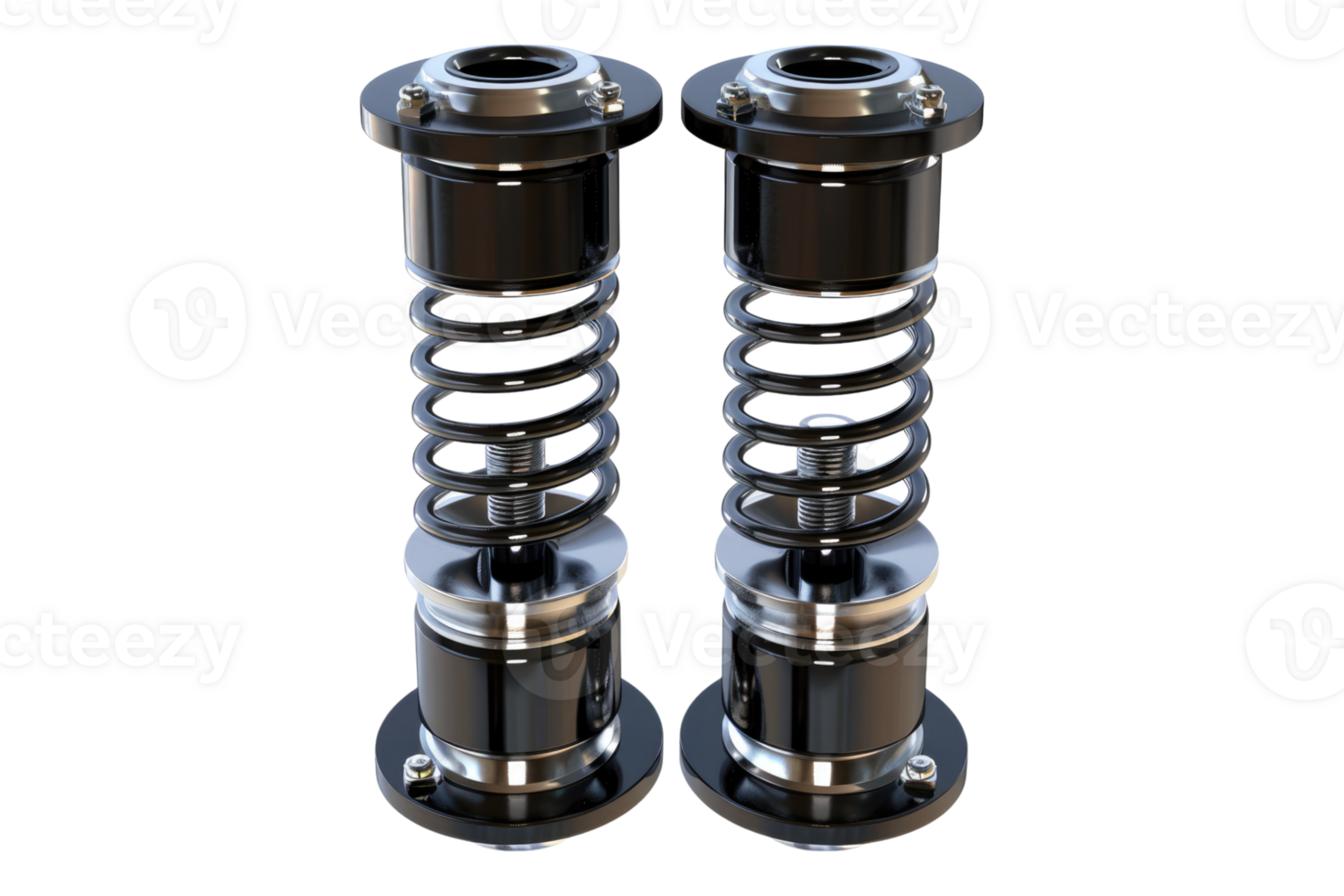 Automobiles strut mounts isolated on transparent background png