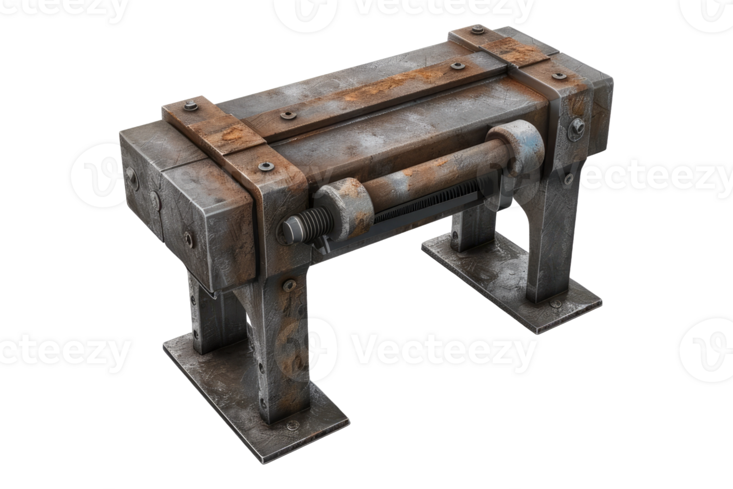 Bench vise isolated on transparent background png