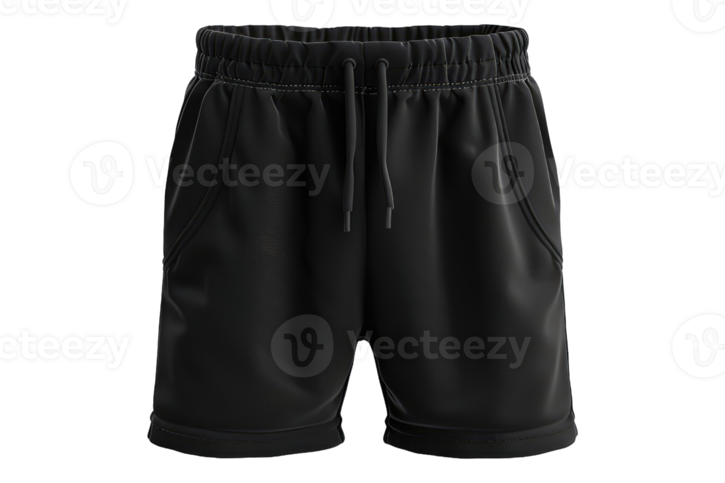 Black short and pants isolated on transparent background png