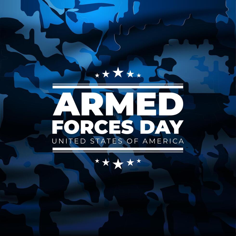 Armed Forces Day background illustration vector