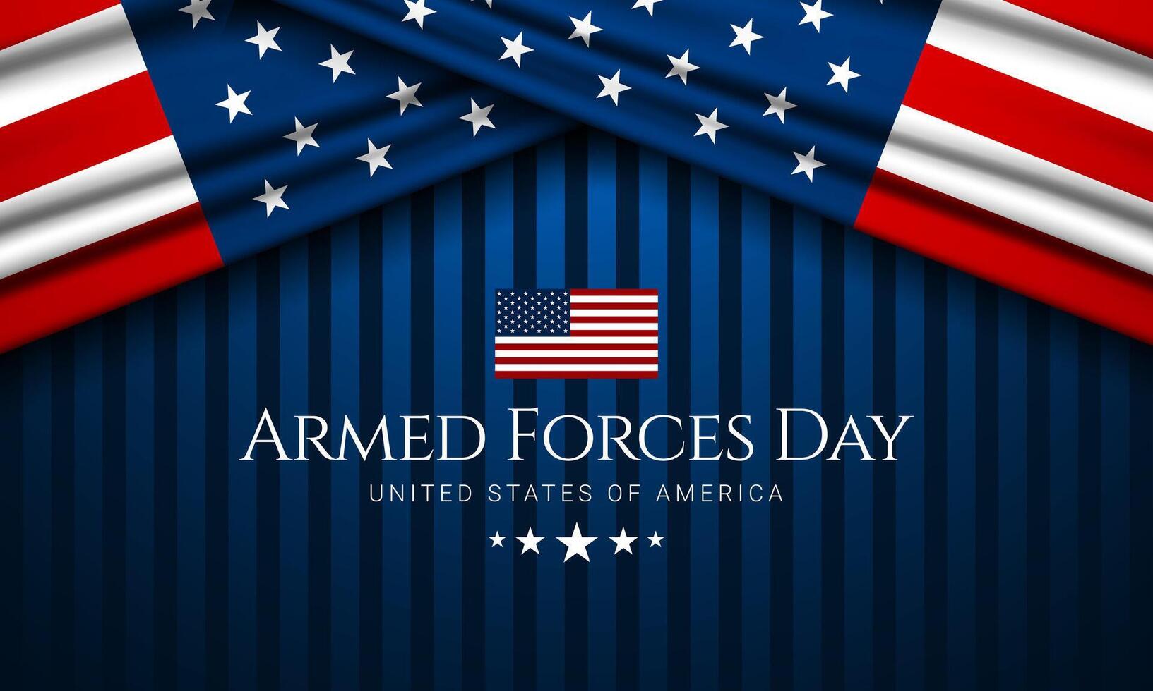 Design of Armed Forces Day background illustration vector