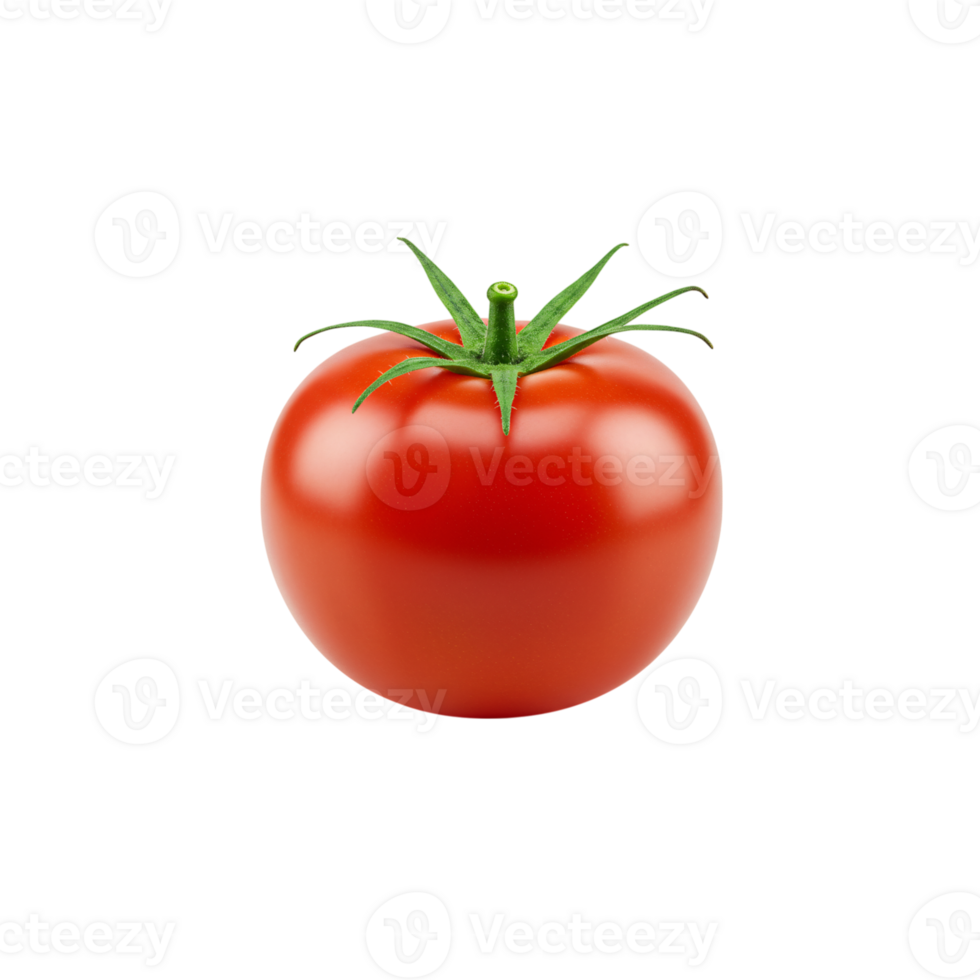 Vibrant crimson tomato, ripe and ready to eat. png
