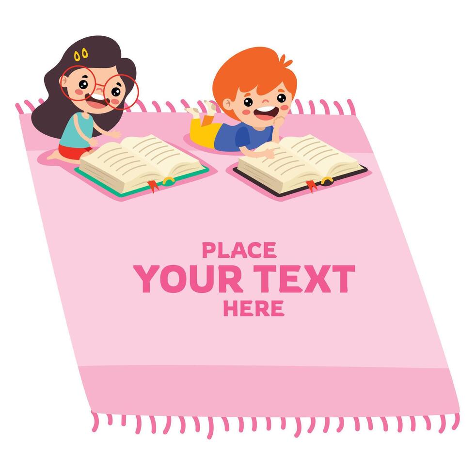 Blank Space Design For Kid vector
