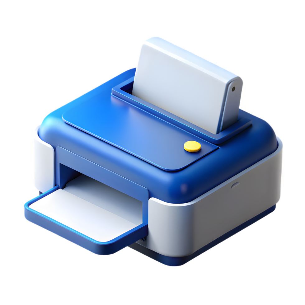 3D Desktop Printer Icon png