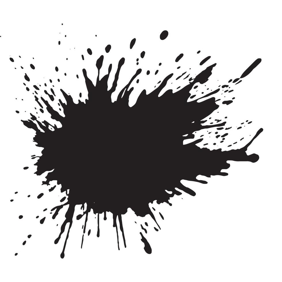 Ink Blotch Splatter Design vector