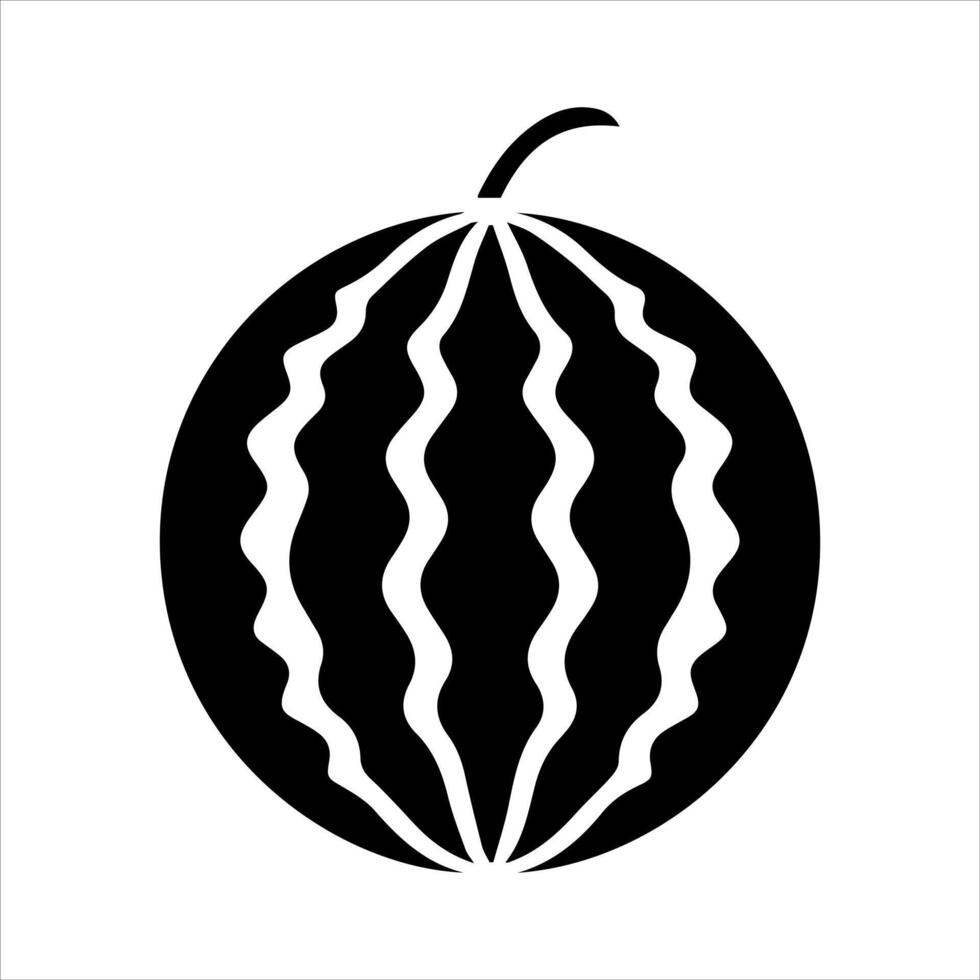 Watermelon icon in simple style illustration vector
