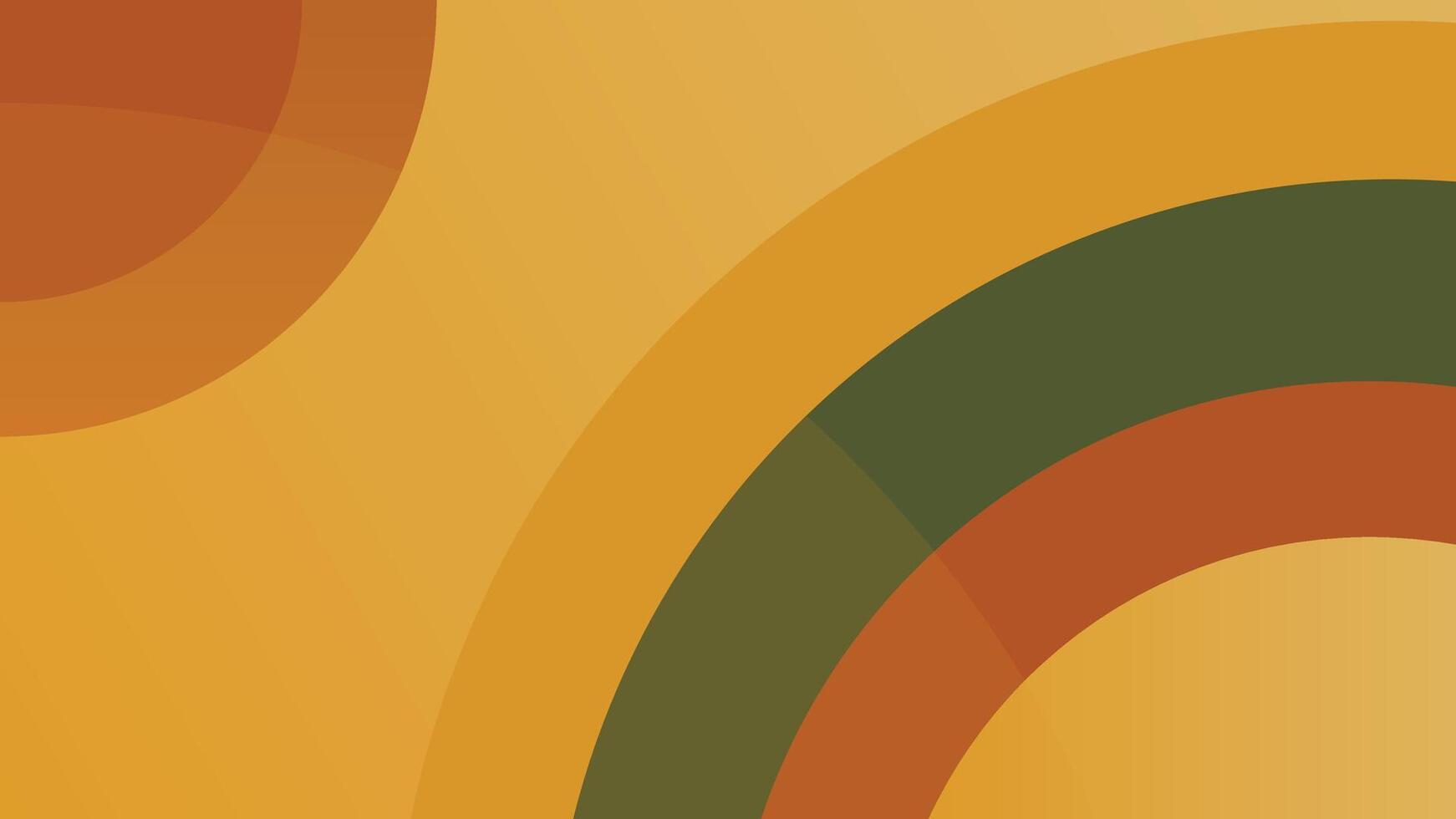 Vintage Retro Style Rounded Shapes Background vector