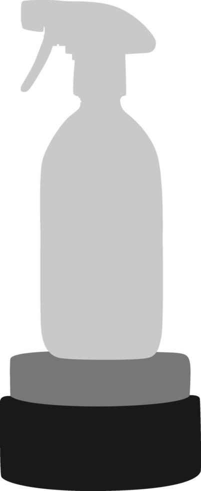Cosmetic bottles with a dispenser and tubes. vector