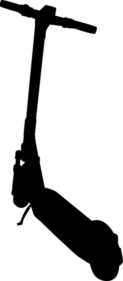 A scooter on white background vector