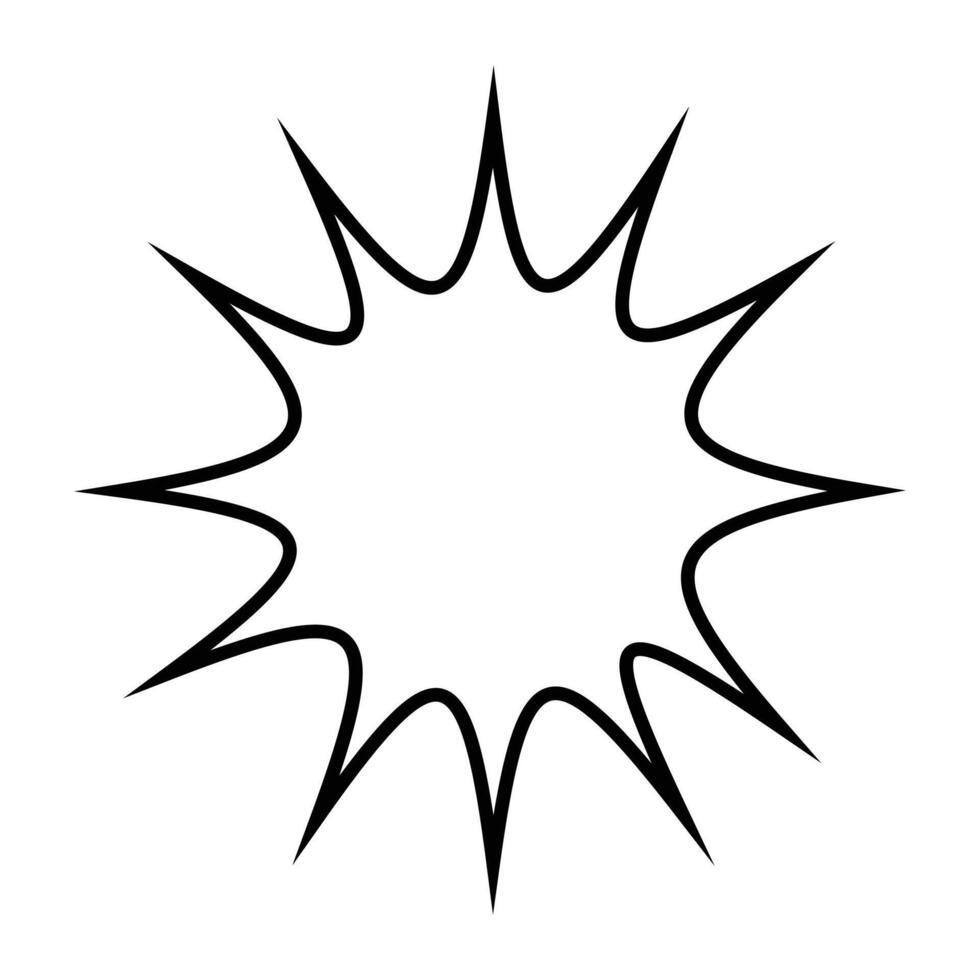 Bubble speech icon. Hand drawn of outline speech bubble sketch doodle. Comic speech balloons on white background. Simple illustration. vector