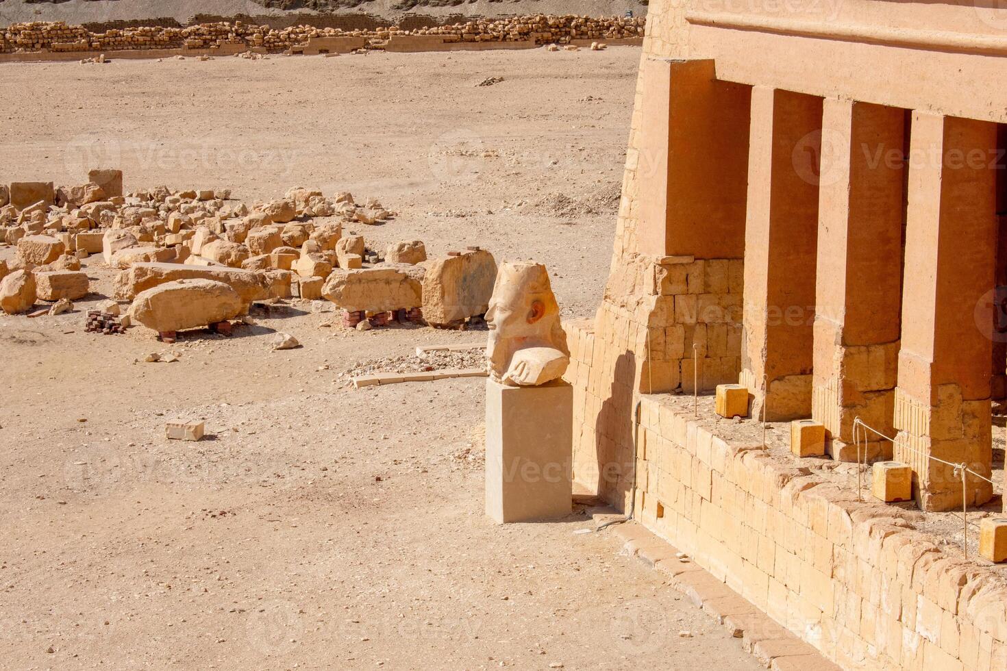 Mortuary Temple Queen Hatshepsut, Deir El - Bahri, West Bank, Luxor, Egypt. photo