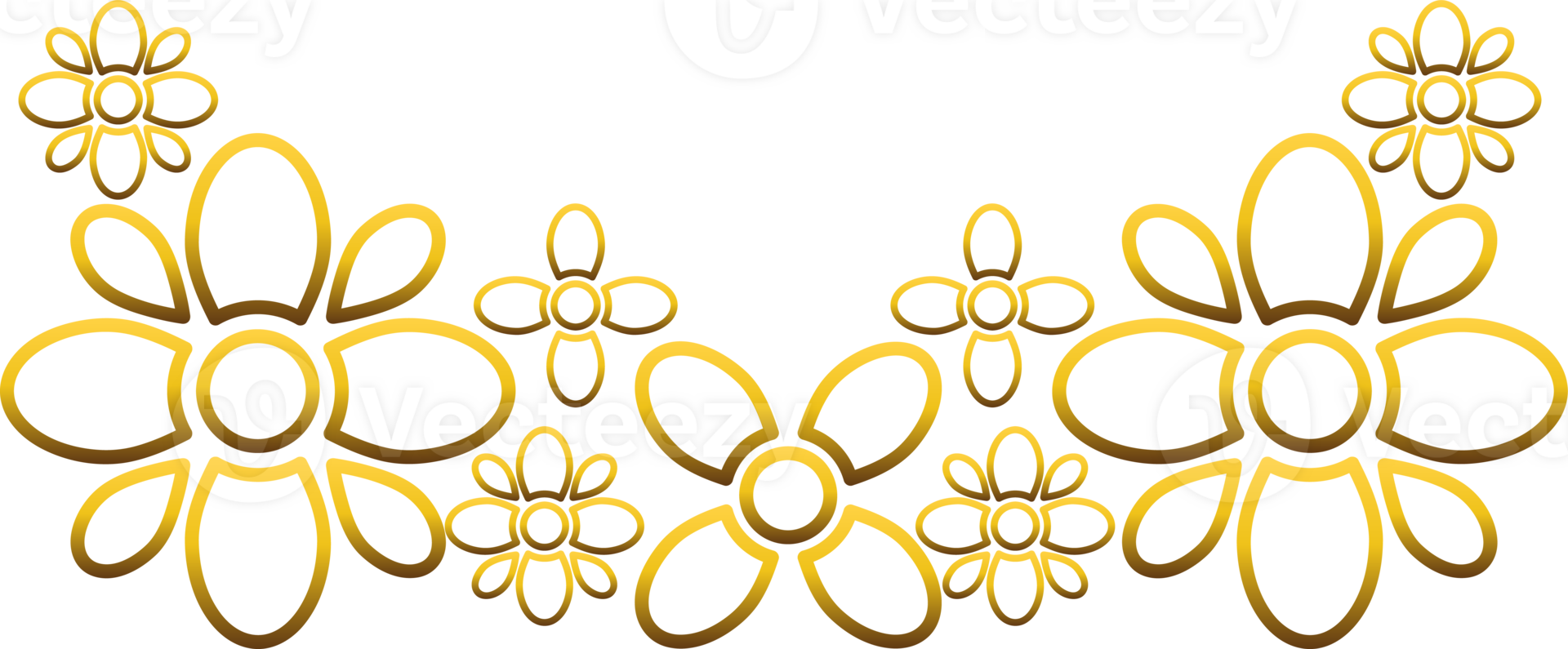 Majestic Flower Frame png