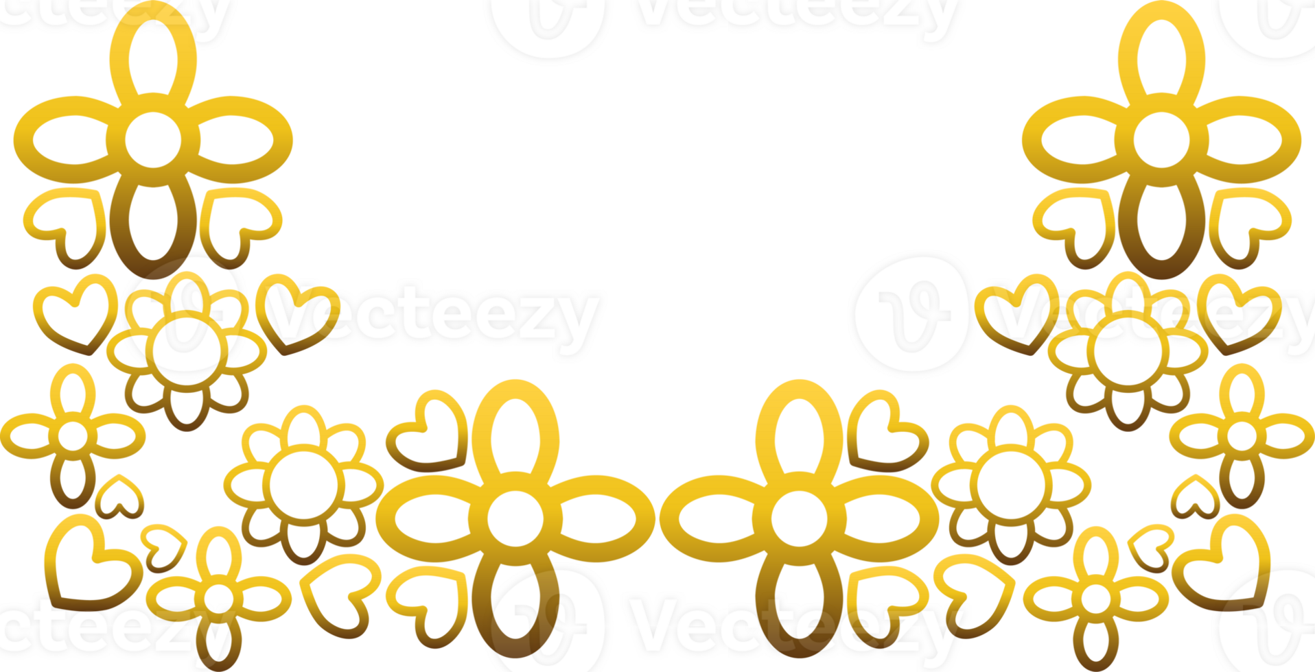 Golden Vine Frame png