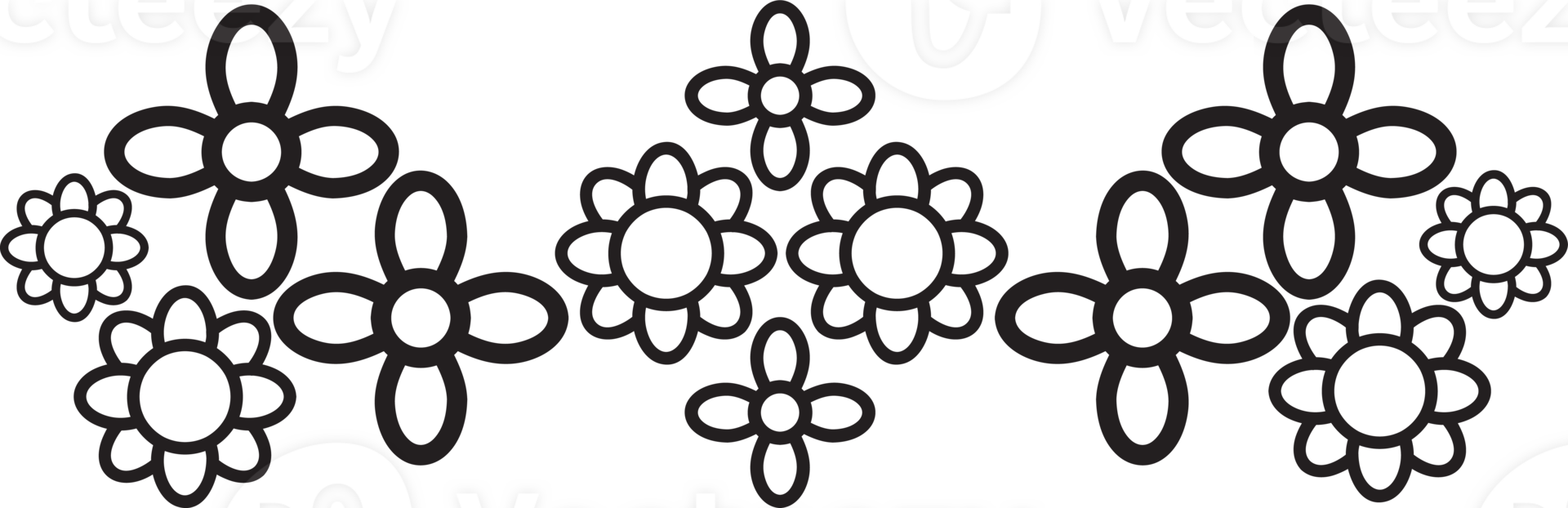 Botanical Line Frame for Projects png