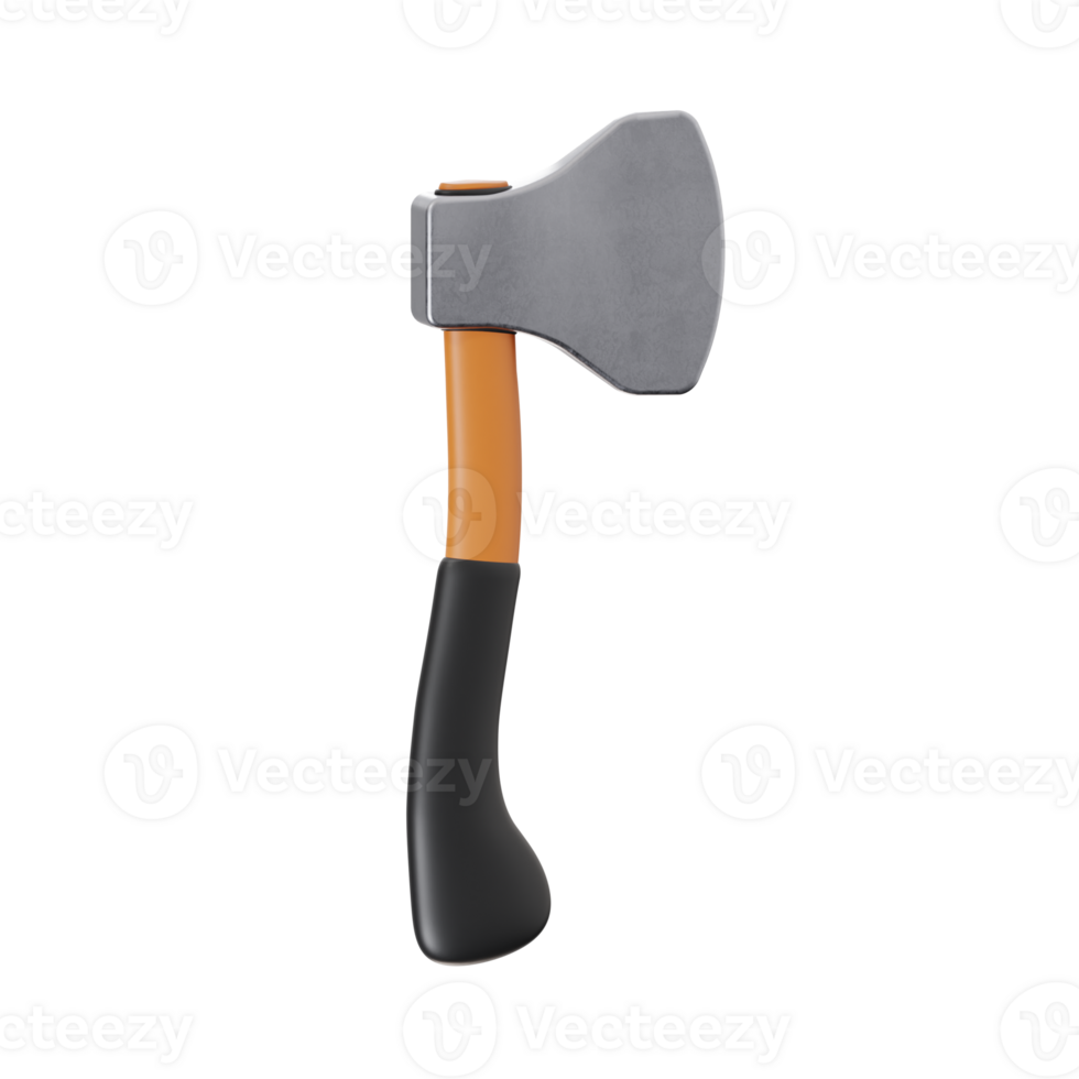 3D Axe Model for Tools and Outdoor Activities png