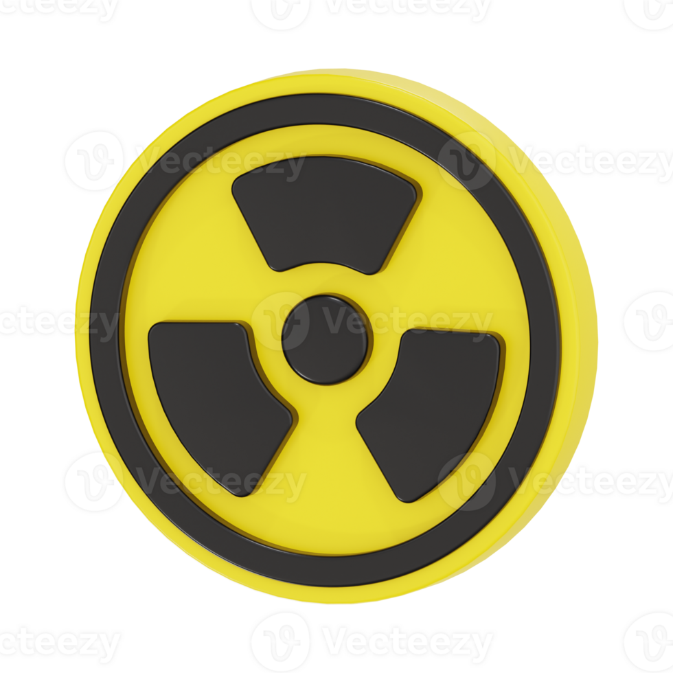 Nuclear Radiation Icon for Environmental Safety png