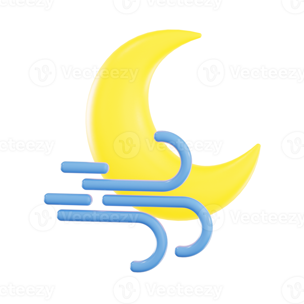 Nighttime Wind and Cloudy Weather png