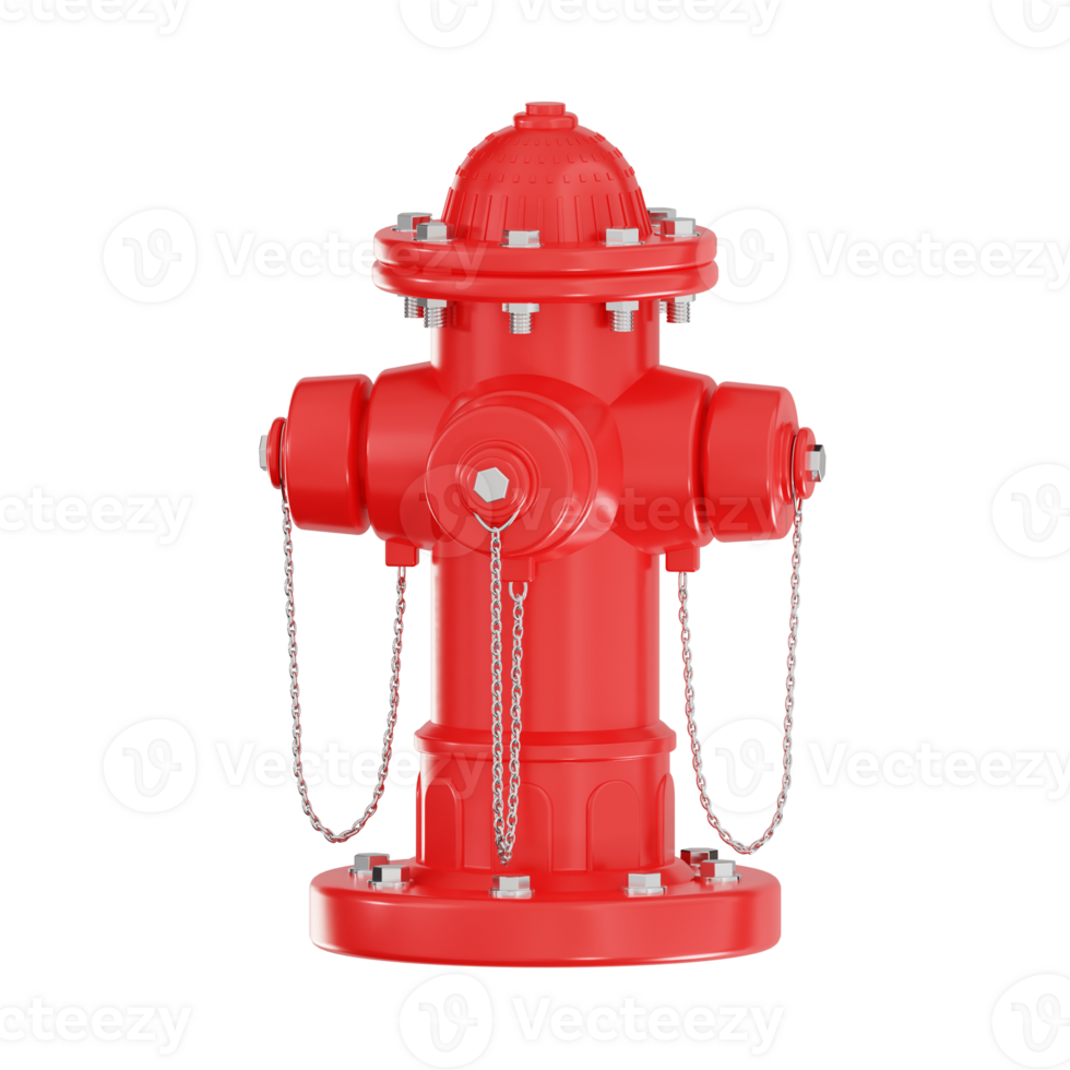 Realistic Fire Hydrant Design for Urban Safety png