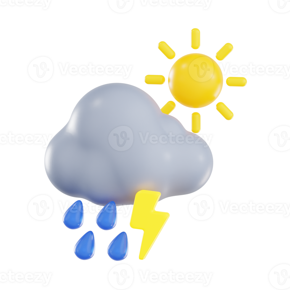 Thunderstorm and Drizzle on a Bright Day png