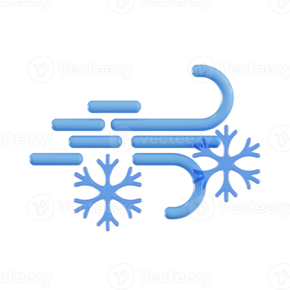 Snowy Wind with Snowflakes png
