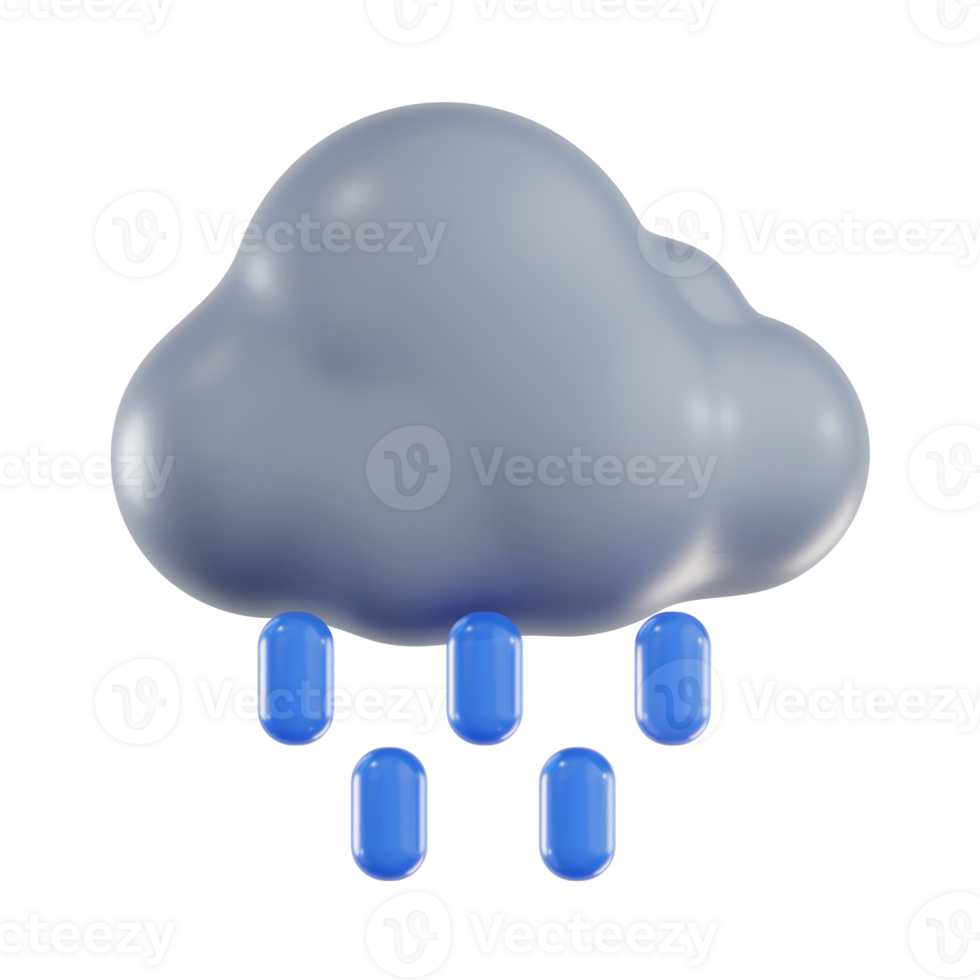 Heavy Rainstorm with Intense Raindrops png