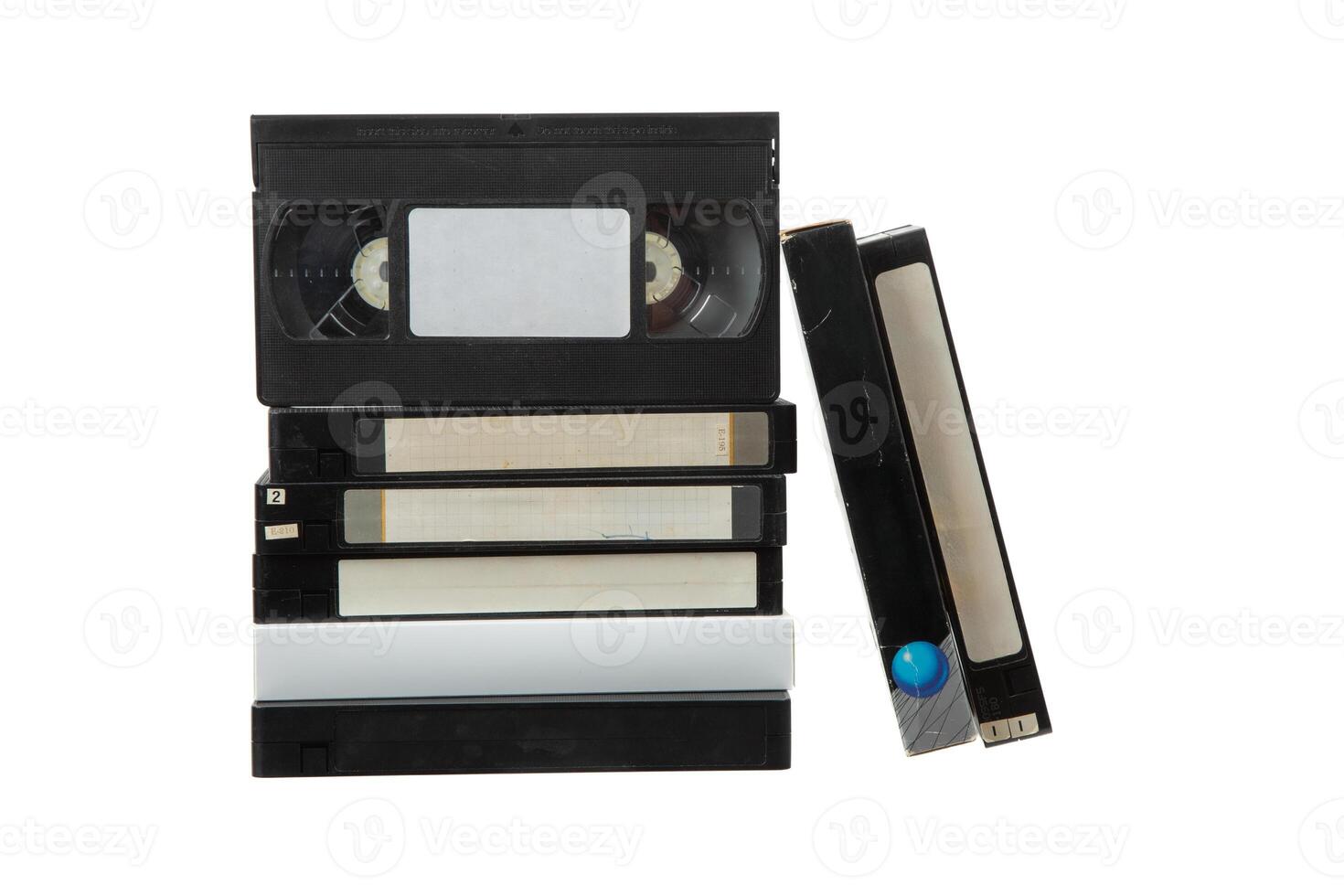 Pile of Retro Tapes from the 80s and 90s photo