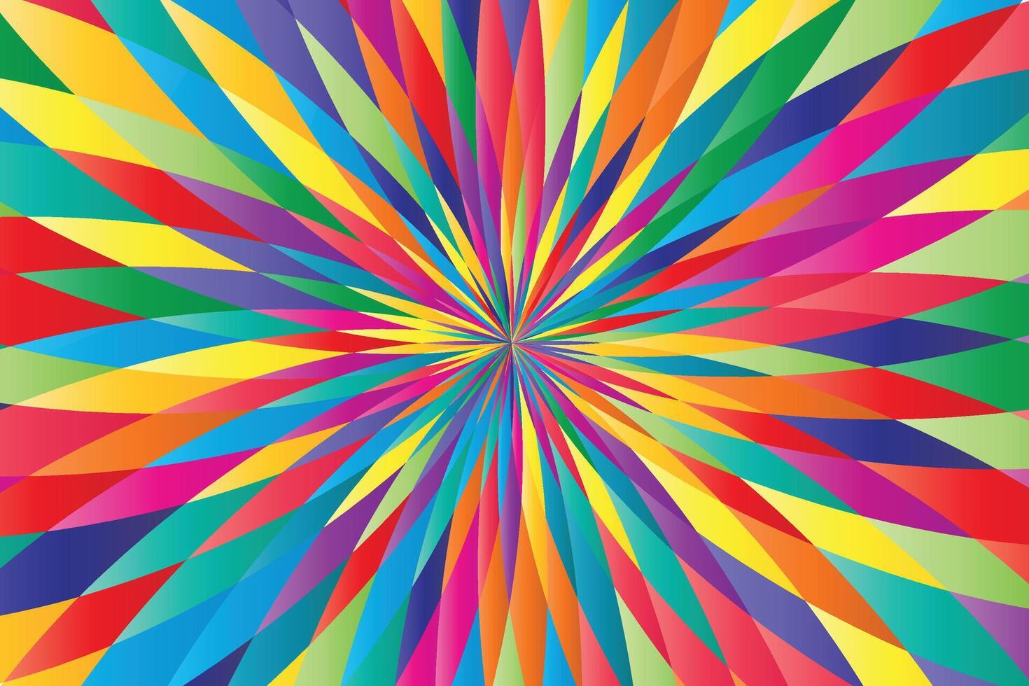 Color explosion design, multi-color panel vector