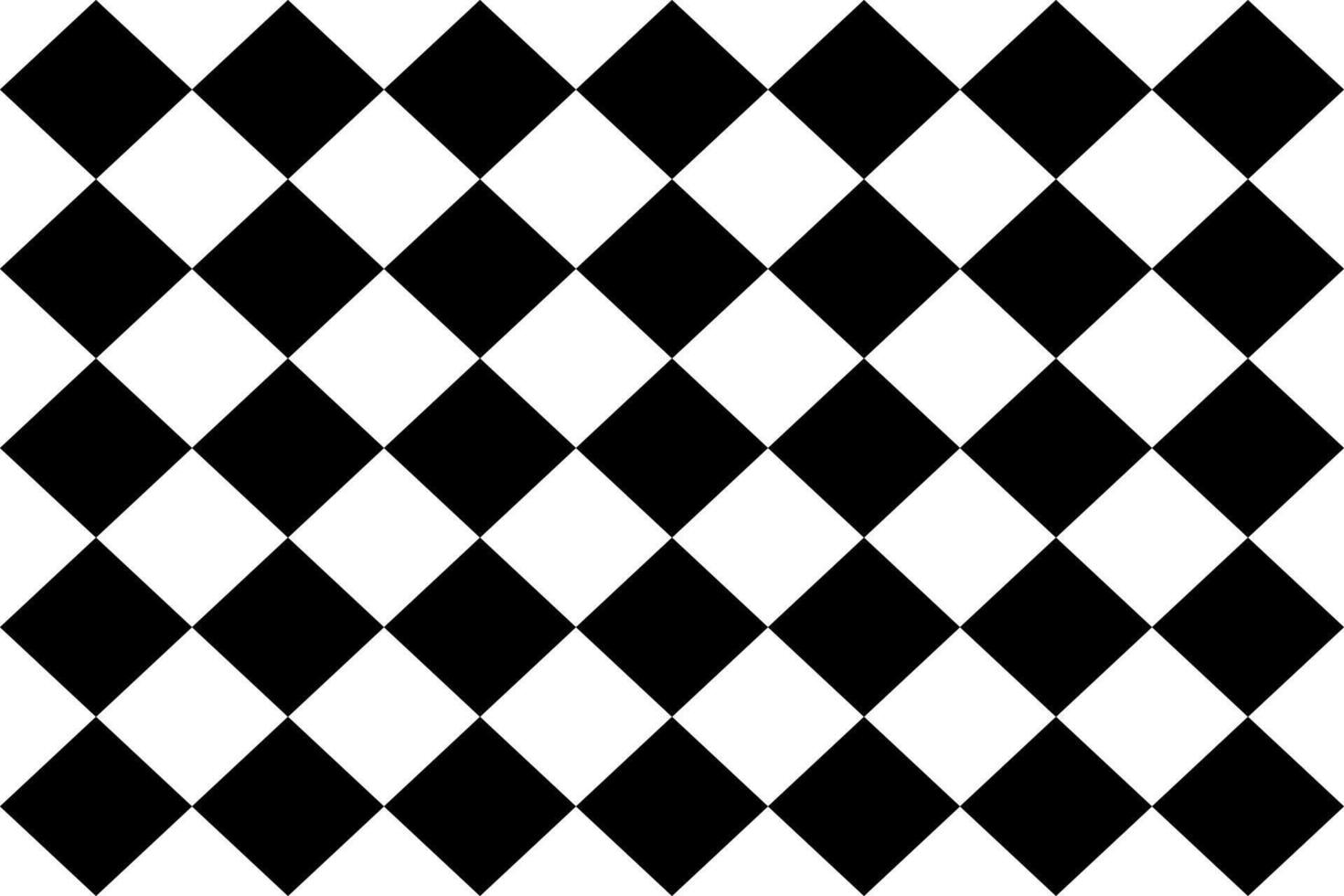 Horizontal design of black and white diamonds vector