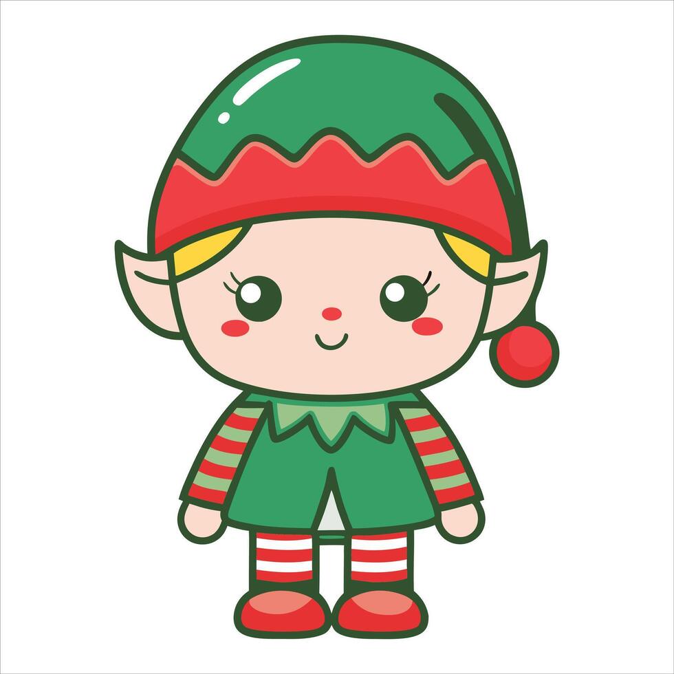 Cheerful Elf Adventures vector