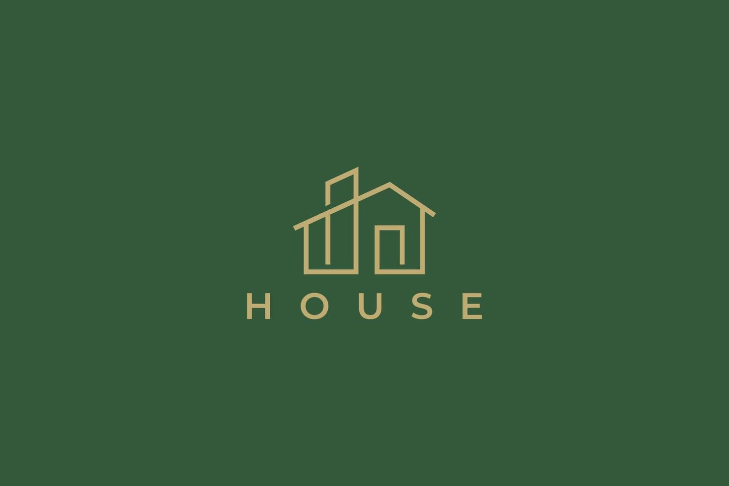 Modern Real Estate Logo House Architectural Design and Residential Concepts vector