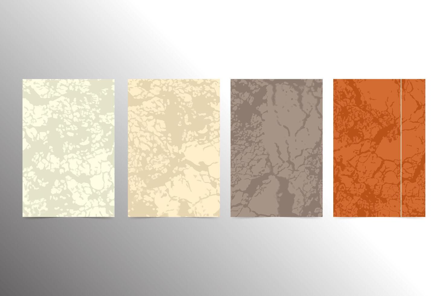grunge papper shapes covers collectiion vector