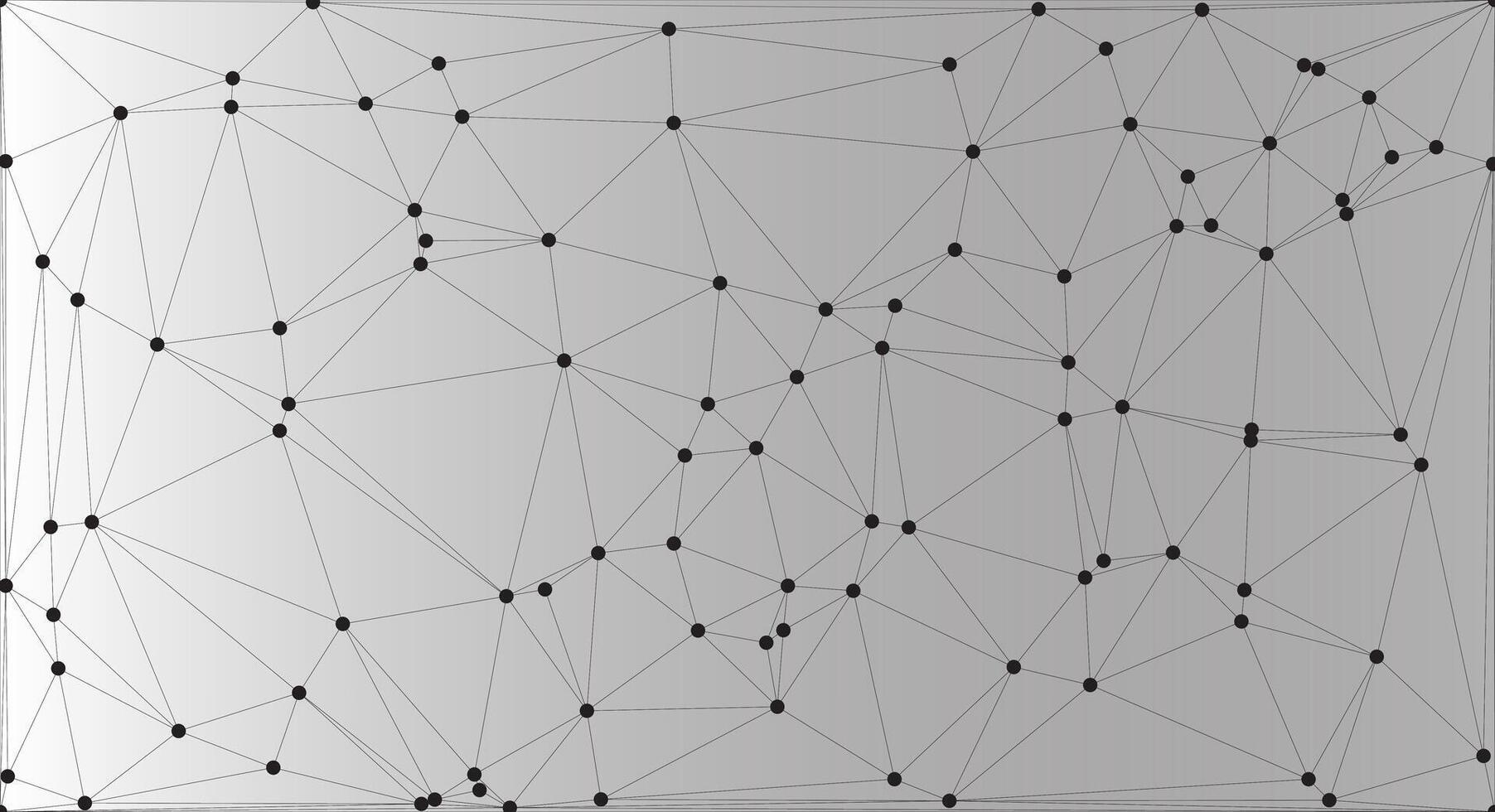 Abstract Network of Interconnected Nodes with Minimalist Design vector
