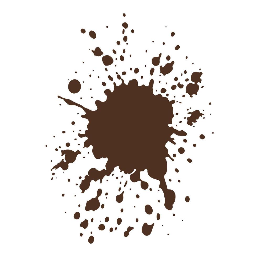 Mud Splash Drip Splatter Splat Liquid Drop Flat design splash element vector