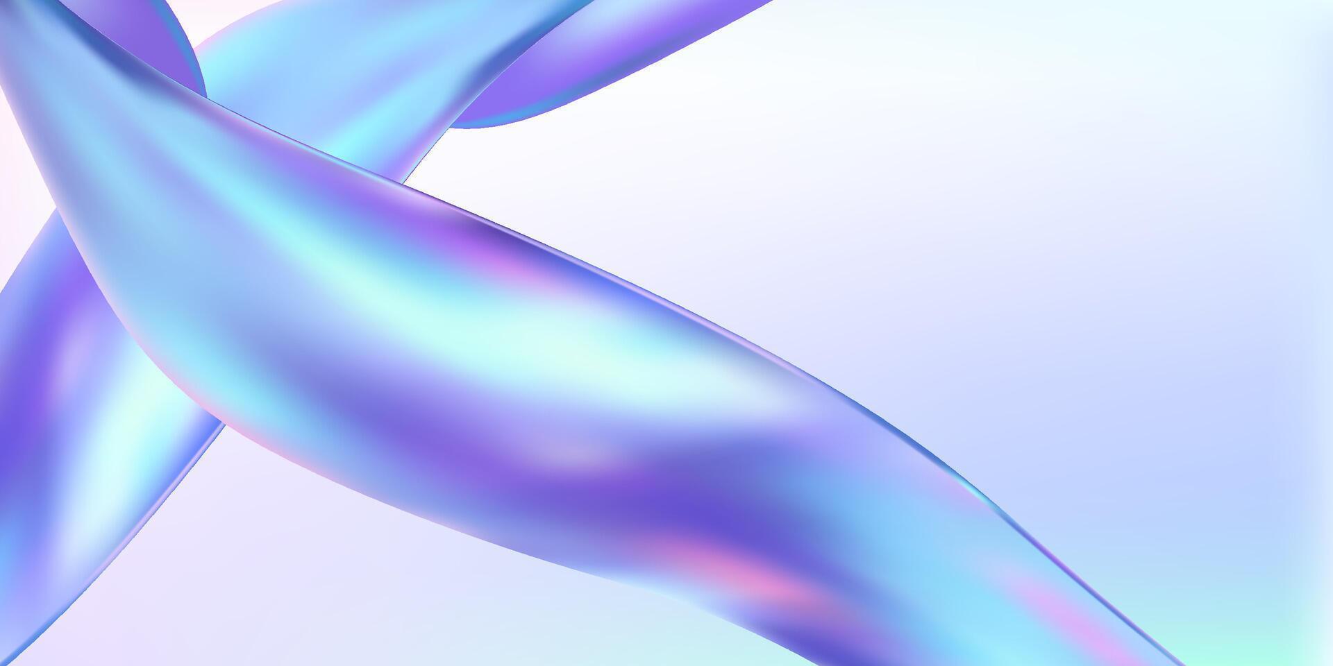 A blue and purple abstract background with a wave pattern vector