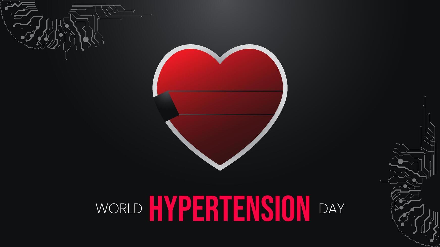 Beat the Pressure, Global Call to Action for Hypertension Control vector
