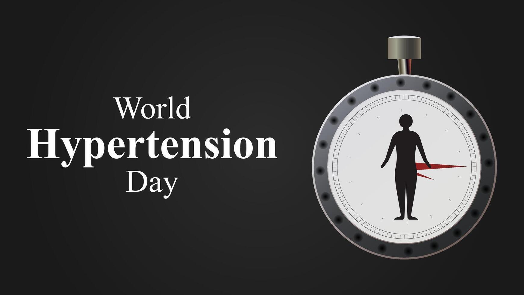World Hypertension Day, Know Your Numbers, Save Your Life vector