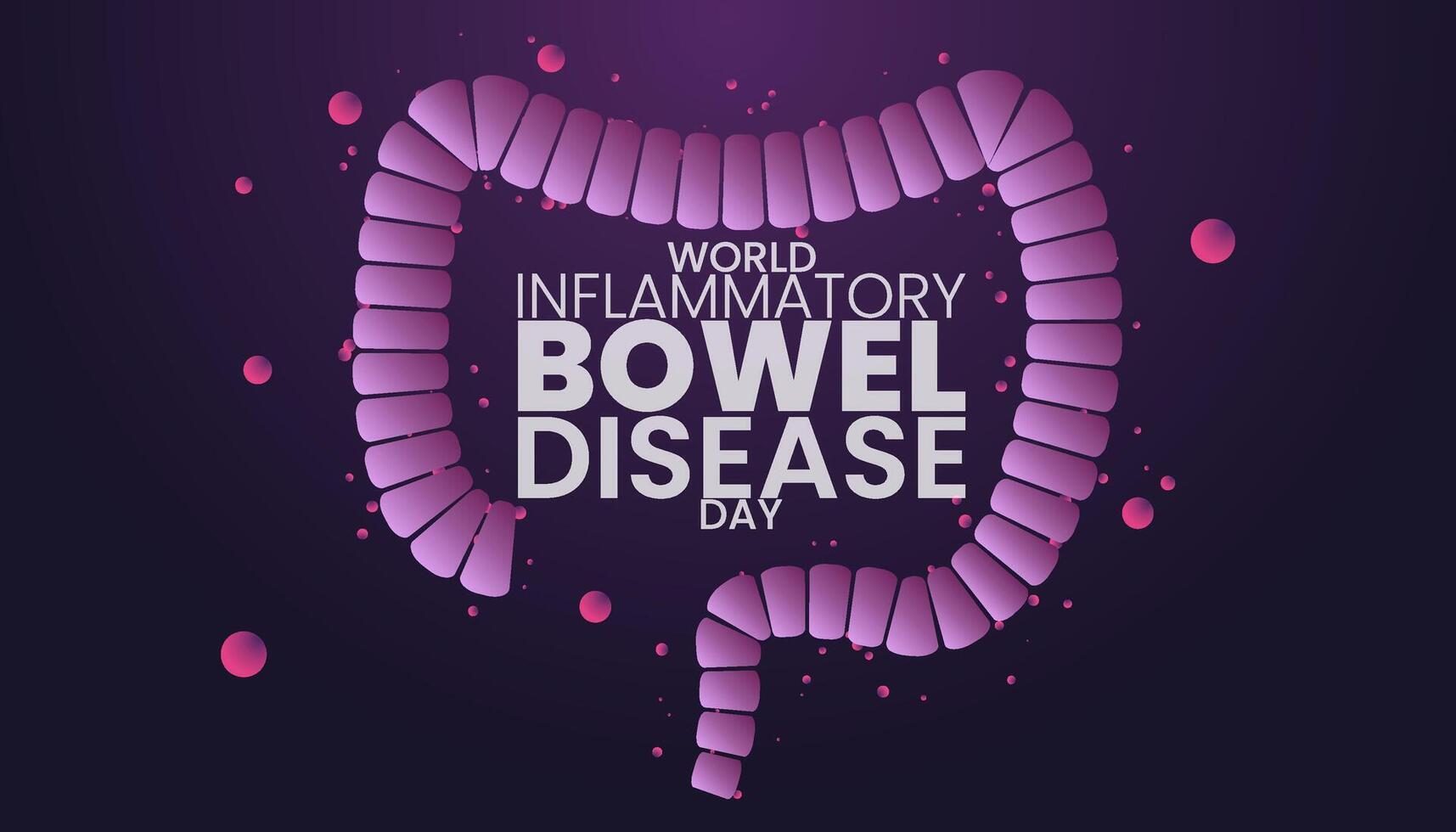 Together Against IBD A Day to Raise Voices for a Cure vector