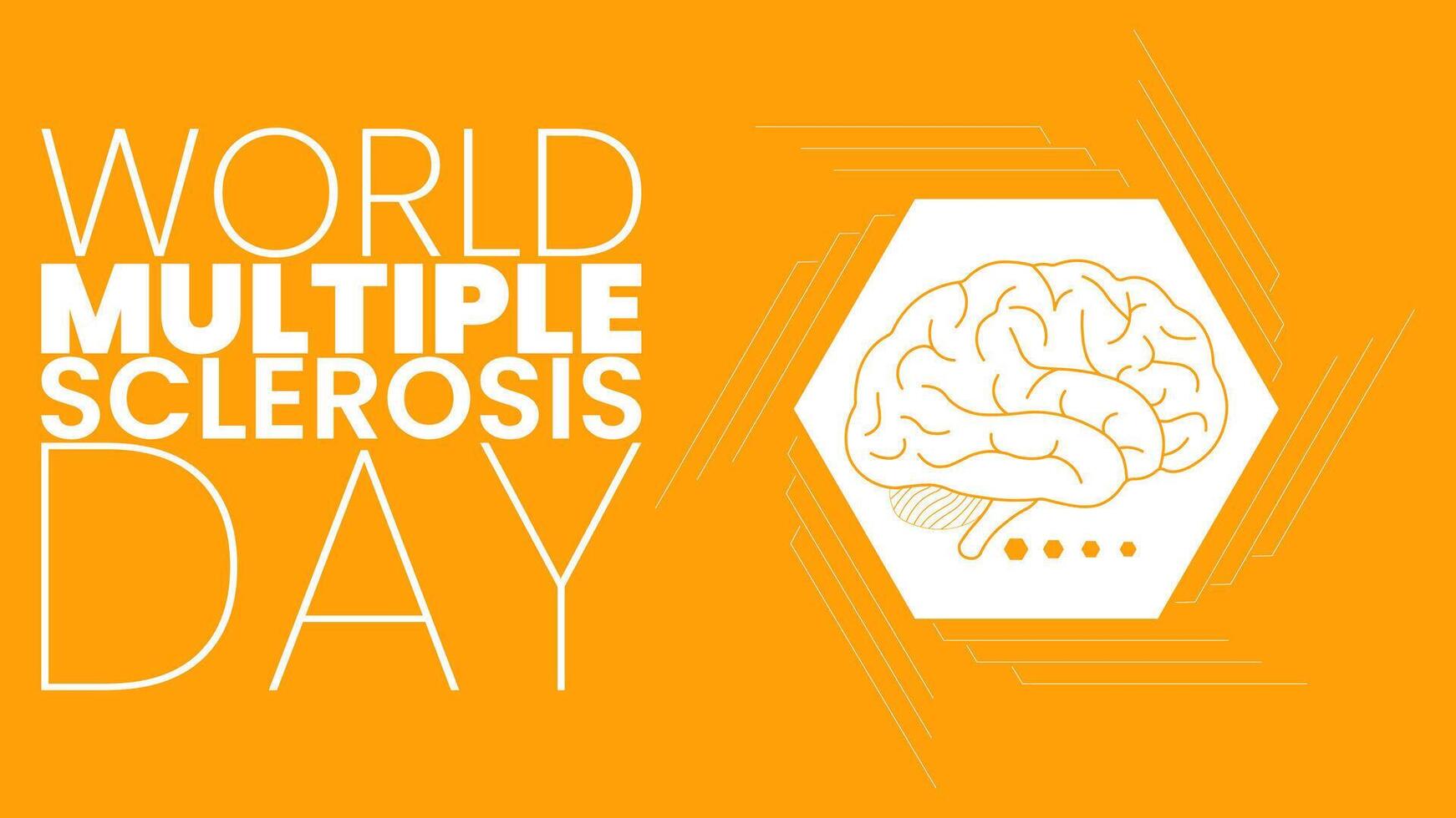 Invisible But Impactful, Raising Awareness for Multiple Sclerosis vector