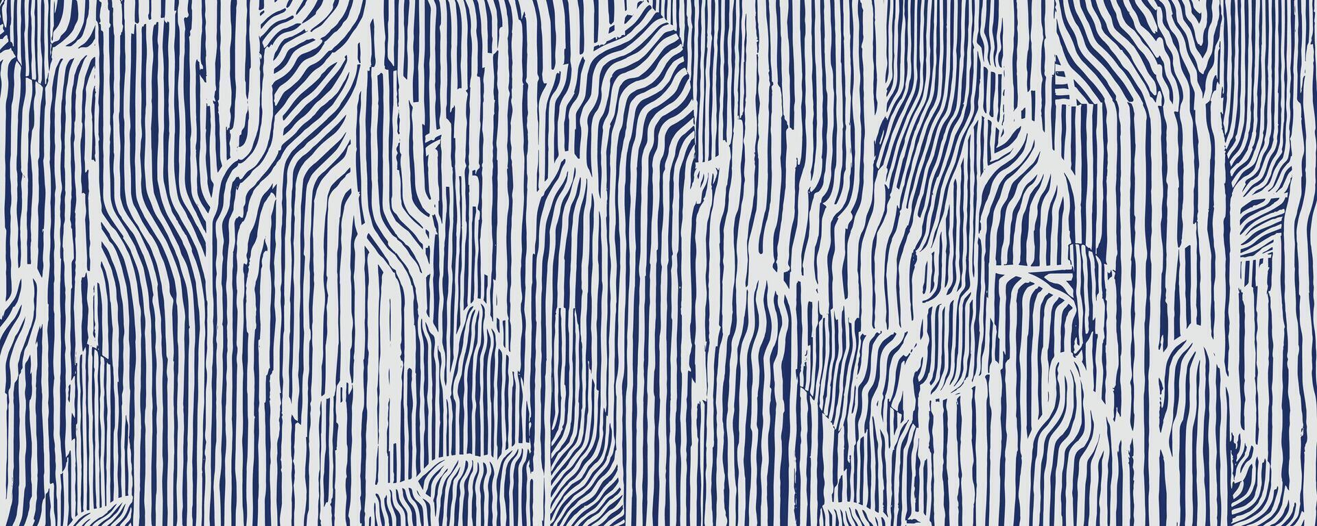Hand drawn irregular abstract vertical brush line, weight lines combination collage pattern, Japanese and ethnic wood carving, weaving texture background, experimental graphic for textile, carpet vector